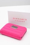 Mały Damski Portfel Fuksja DIANA&CO