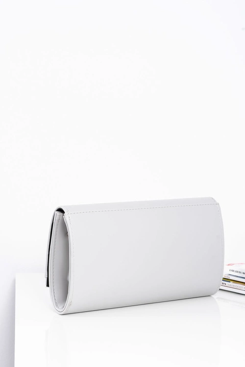 Damska Szara Polska Torebka Elegancka Kopertówka