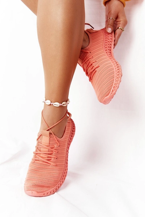 Damskie Sportowe Buty Slip-on Koralowe Do It