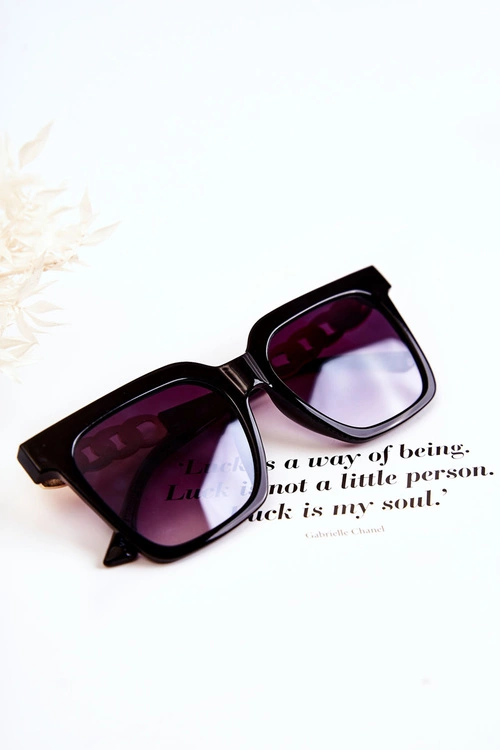 Modne Okulary Przeciwsłoneczne V120043 Czarne