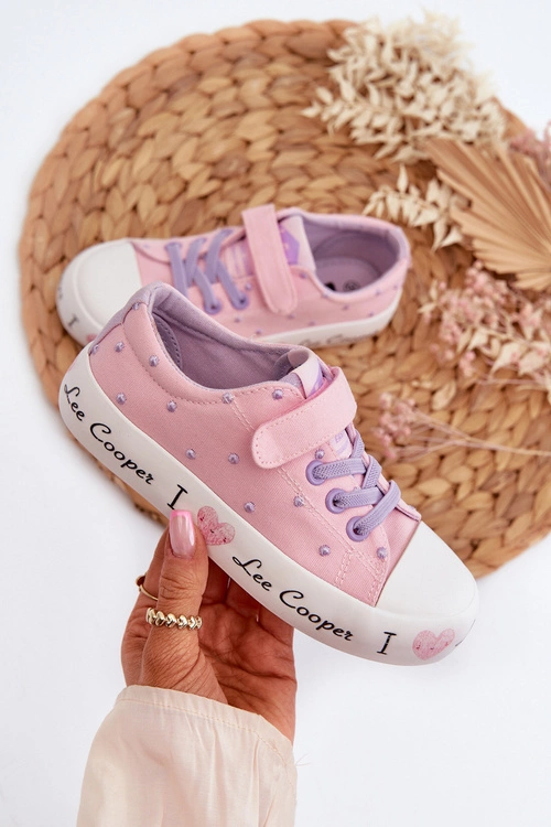 Trampki Dziewczęce Lee Cooper LCW-24-02-2160 Różowe
