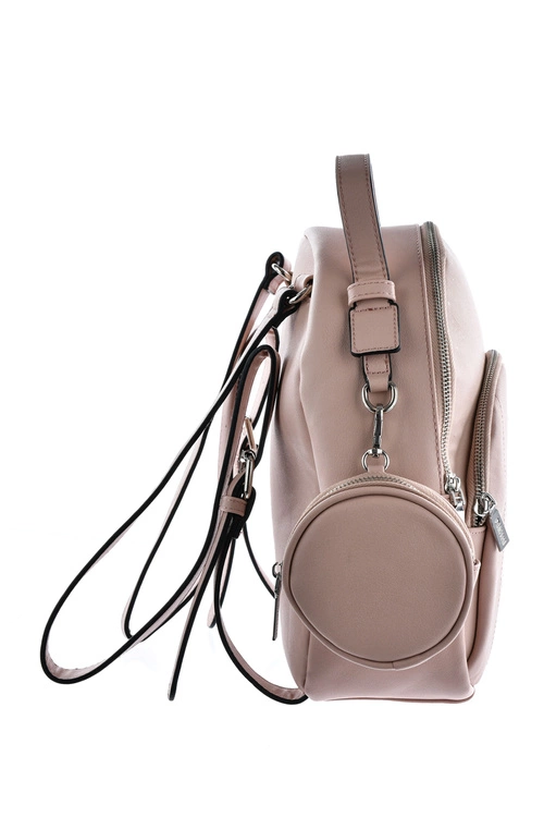 Damski Skórzany Plecak 2w1 Big Star LL574098 Różowy