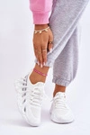 Damskie Modne Skarpetkowe Sneakersy Białe Daxo