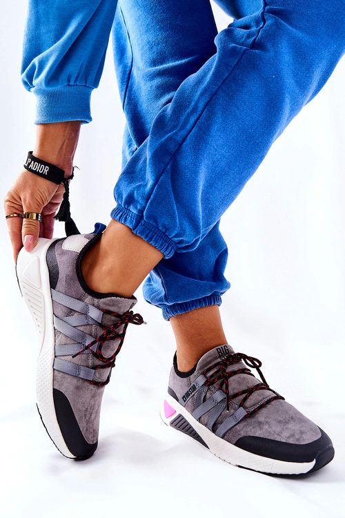 Sportowe Buty Memory Foam Big Star II274306 Szare