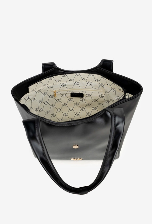 Torebka Shopperka Z Klamrą NOBO BAG6010-020 Czarna