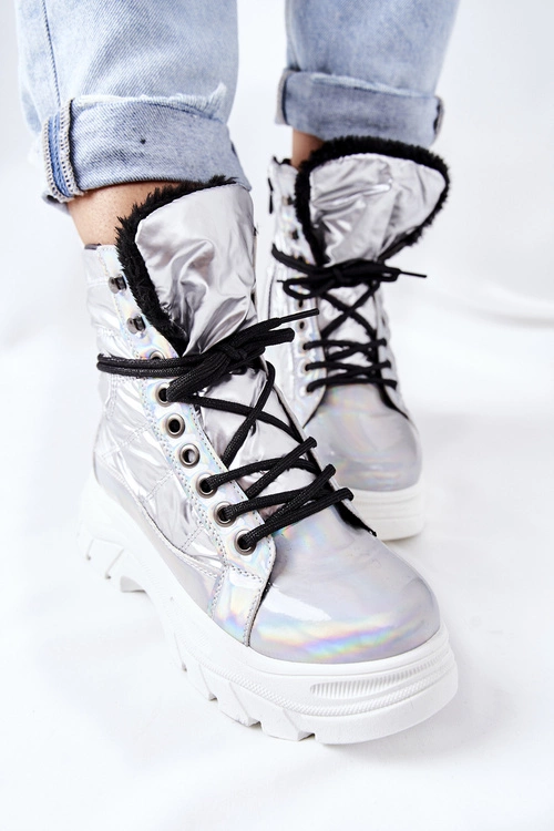 Damskie Trapery Srebrne Ismobe