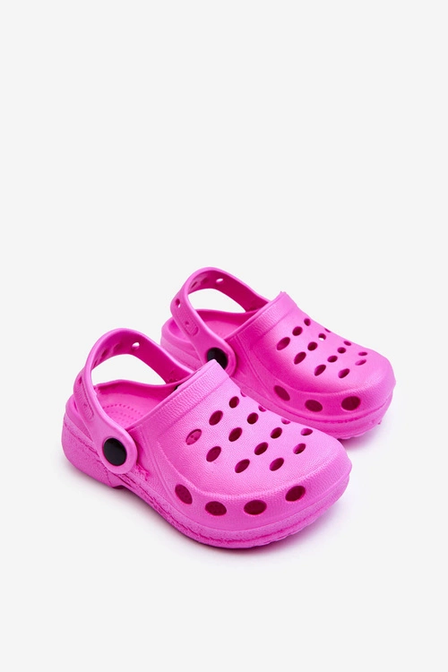 Klapki Dziecięce Piankowe Ciemnoróżowe Lucas