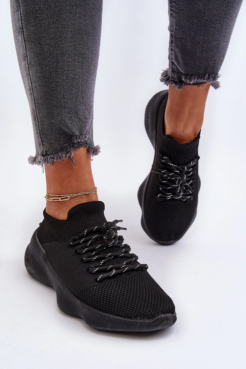 Wsuwane Buty Sportowe Damskie Czarne Juhitha