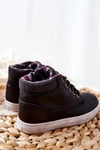 Dziecięce Ocieplane Sportowe Buty Big Star BB374132BS Czarne