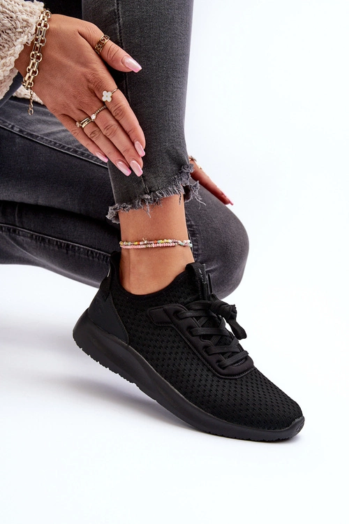 Buty Sportowe Sneakersy Damskie 4F 4FRSS24FLOWF055 Czarne