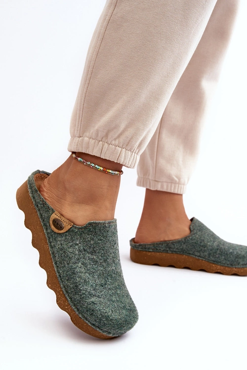 Obuwie Domowe Kapcie Damskie Profilaktyczne Inblu DK000011 Zielone