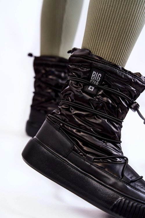 Damskie Ocieplane Śniegowce Big Star KK274193 Czarne