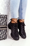 Damskie Sportowe Buty Sneakersy Czarne Born This Way