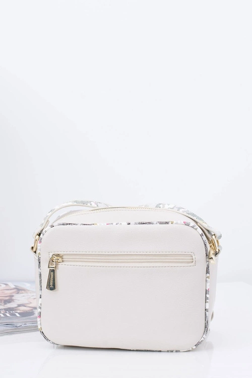 Torebka Damska Pikowana Beżowa Listonoszka