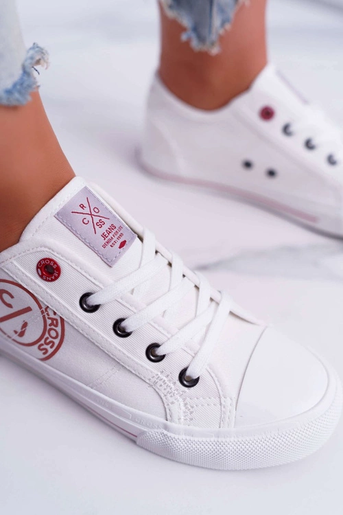 Damskie Trampki Cross Jeans Białe DD2R4068