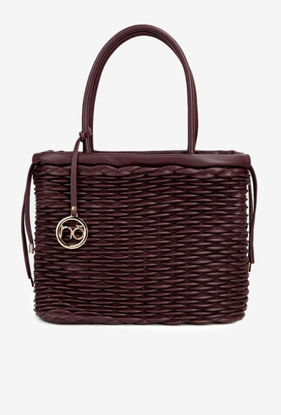 Torebka Typu Shopper NOBO BAG5940-005 Bordowa