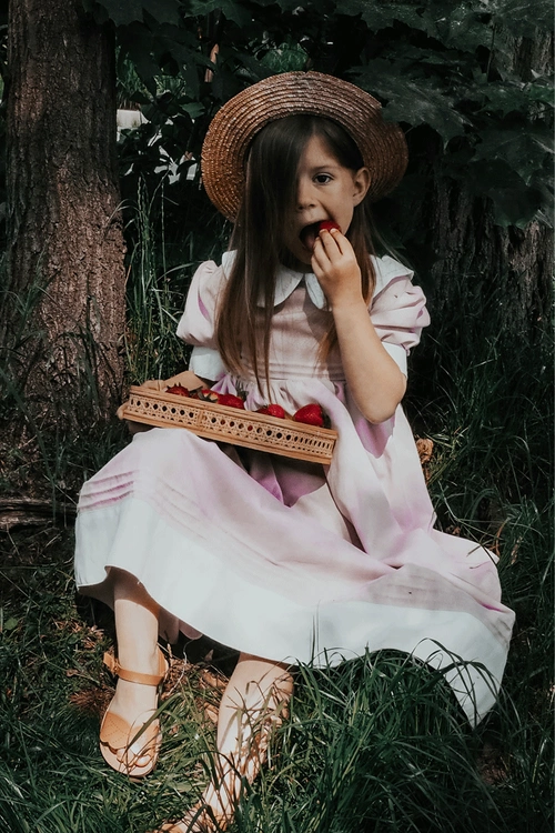 Klasyczne Dziecięce Sandały Brązowe Izzy