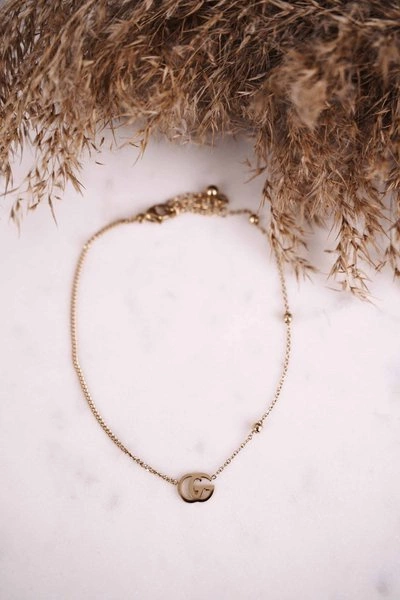 Damska Bransoletka Łańcuszek Na Nogę Złota Celine