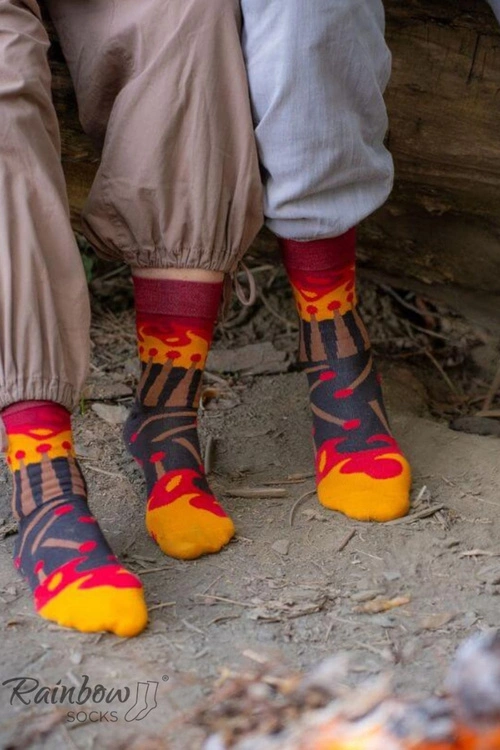 Skarpety MATCH BOX Zapałki 1 Para Rainbow Socks