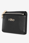 Skórzany Portfel Damski Nobo NPUR-LR0150-C020 Czarny