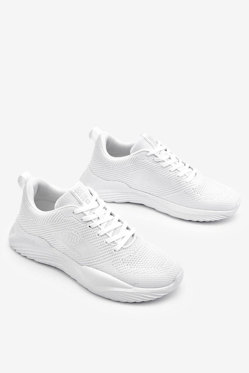 Męskie Sneakersy Memory Foam Big Star LL174247 Białe