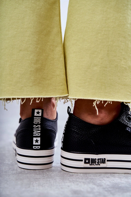 Niskie Damskie Trampki Big Star KK274015 Czarne