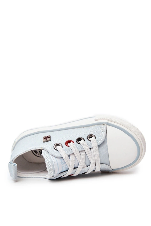 Dziecięce Klasyczne Niskie Trampki BIG STAR HH374094 Niebieskie