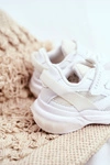 Sportowe Buty Dziecięce Młodzieżowe Białe ABCKIDS B933204077