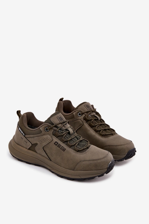 Buty Sportowe Trekkingowe Męskie Big Star OO174367 HI-POLY SYSTEM Khaki