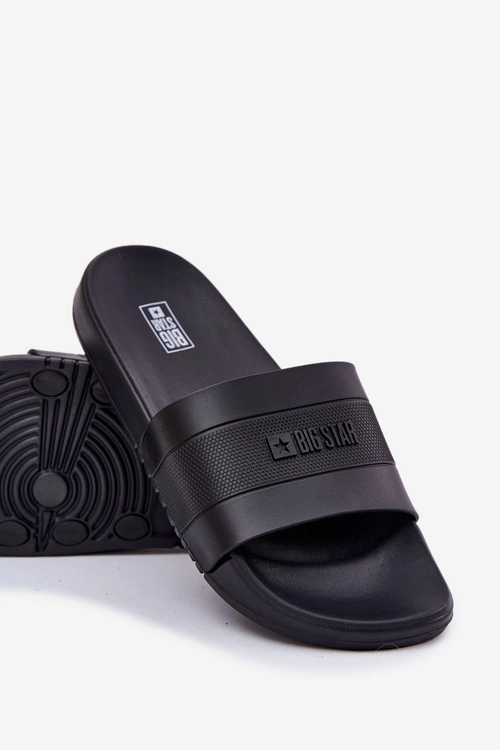 Klapki Męskie Big Star RR174A046 Czarne