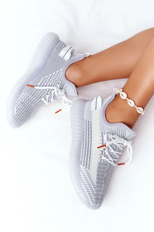 Damskie Sportowe Buty Na Gumowej Podeszwie Szare Freestyler