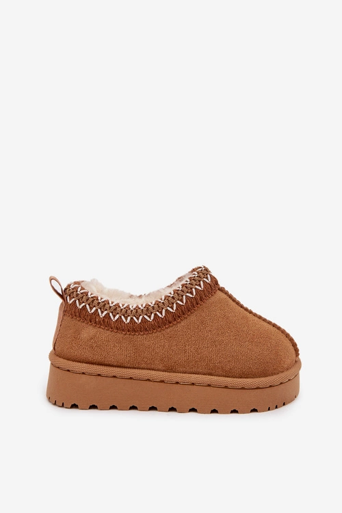 Śniegowce Dziecięce Z Haftem Camel Prina