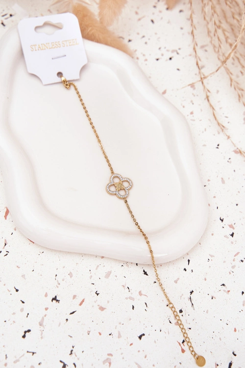 Bransoletka Damska Ze Stali Chirurgicznej Złota