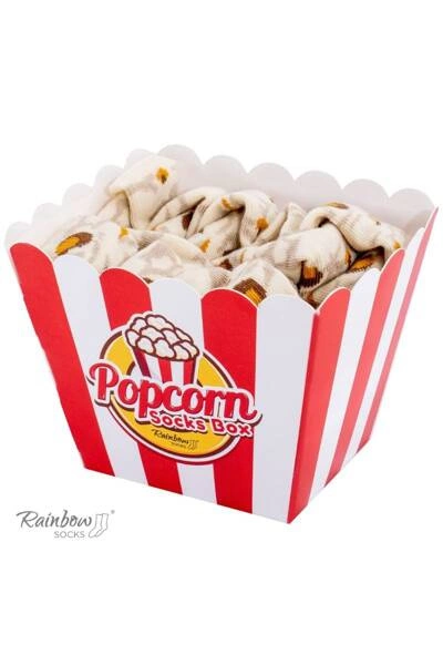 Skarpetki Rainbow Socks Pudełko Popcornu 2 Pary