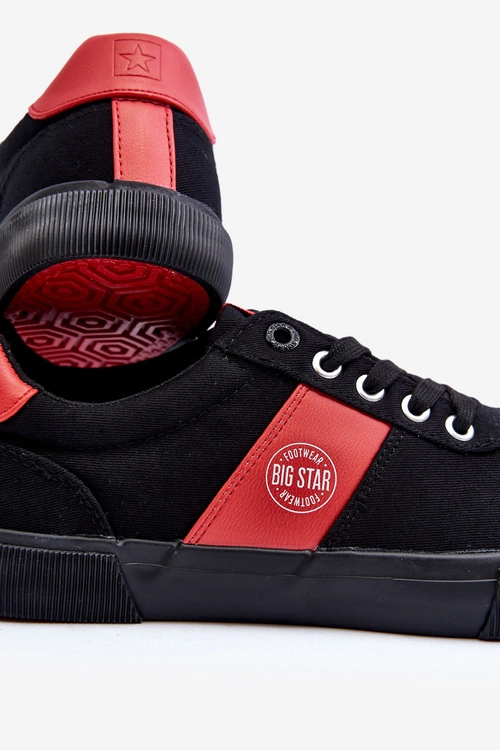 Trampki Materiałowe Męskie Big Star JJ174255 Czarne