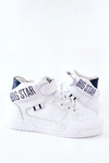 Dziecięce Sportowe Buty BIG STAR II374034 Biało-Granatowe
