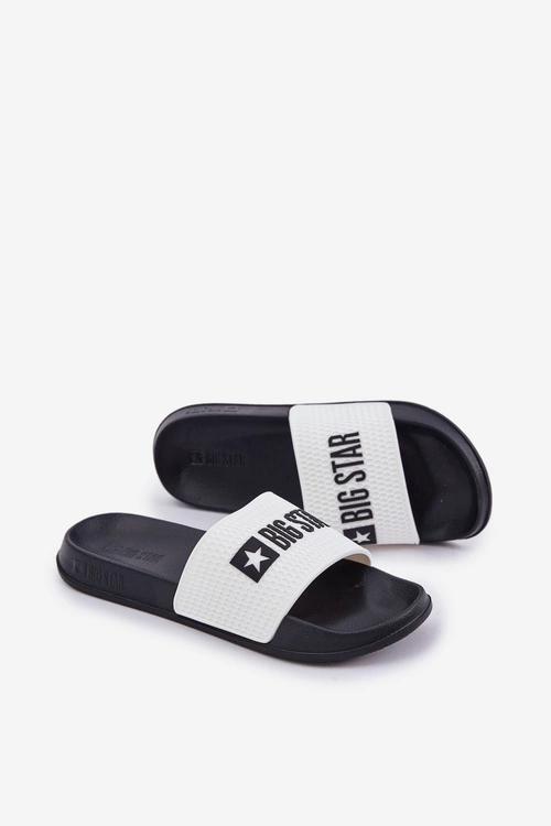 Męskie Klapki Big Star JJ174506 Białe