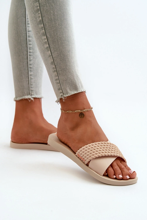 Płaskie Klapki Damskie 83244 Ipanema Street II Fem Beżowe