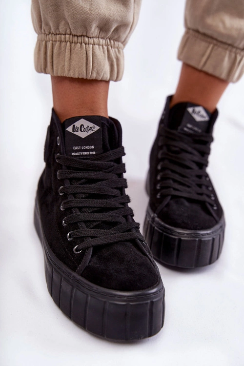 Wysokie Trampki Lee Cooper LCJ-22-31-1432L Czarne