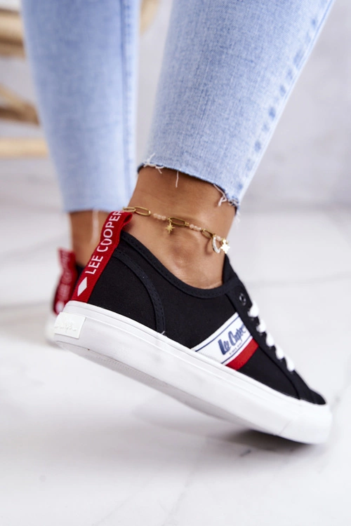 Tenisówki Trampki Lee Cooper LCW-22-31-0832L Czarne