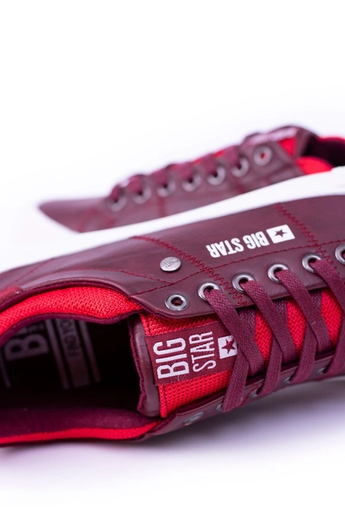 Big Star Męskie Bordowe Trampki Tenisówki BB174011