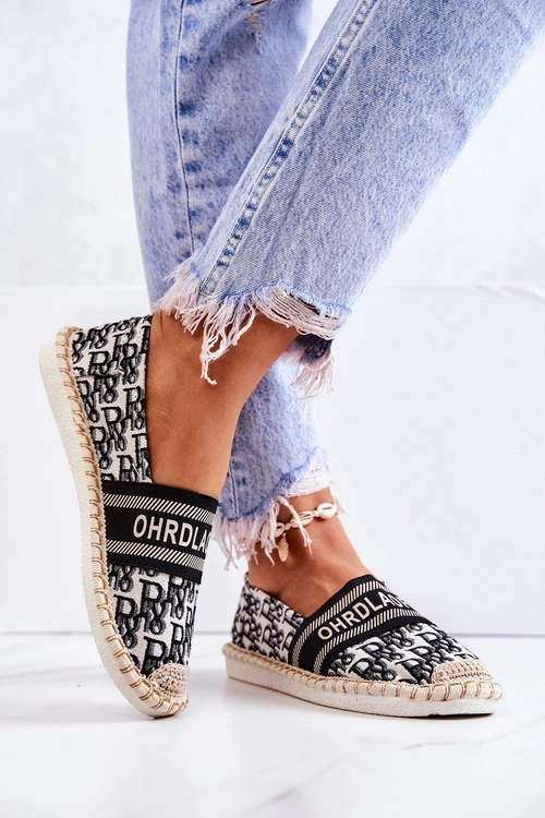 Klasyczne Espadryle Czarne Warm Time