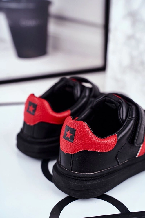 Sportowe Dziecięce Big Star Na Rzepy Czarne GG374022