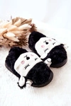 Dziecięce Papcie Baranek Czarne Hollie