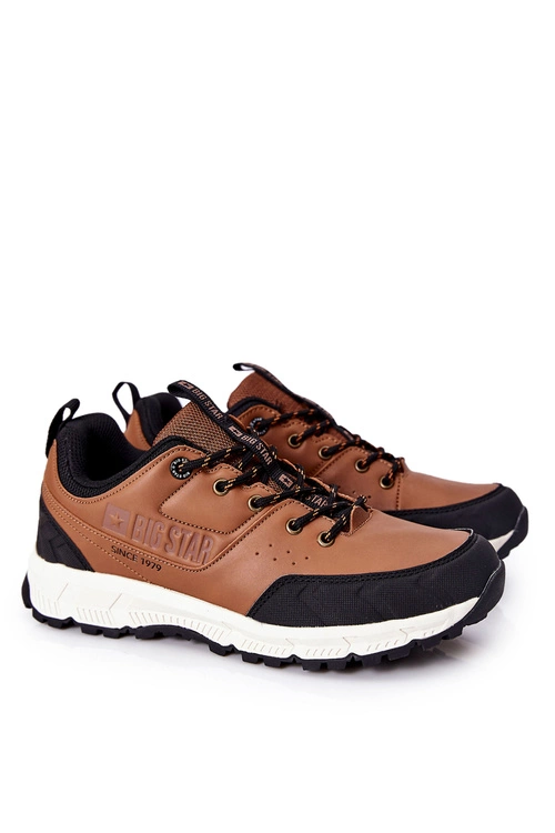 Sportowe Męskie Buty Big Star II174180 Brązowe 