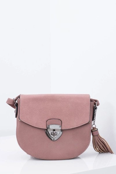 Torebka Damska Listonoszka Brudny Róż