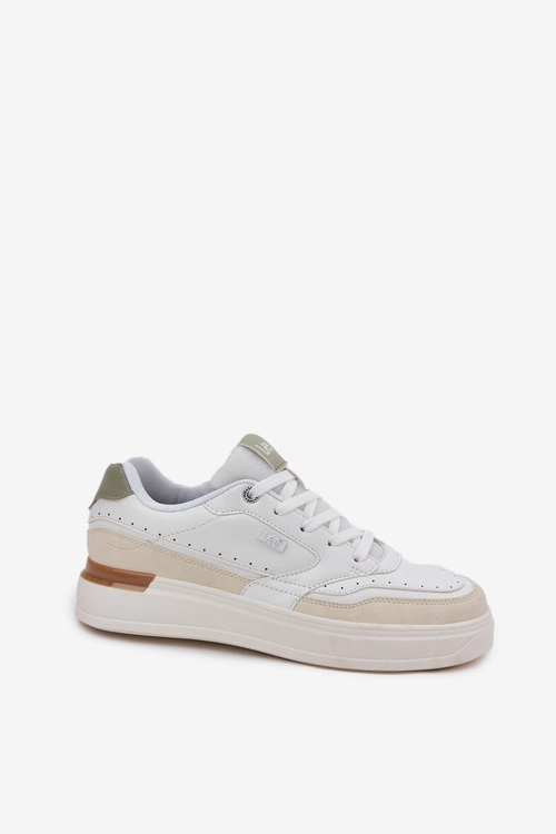 Sneakersy Damskie Na Platformie LEE EMMA WOMEN LOW 50251014.04L Beżowe