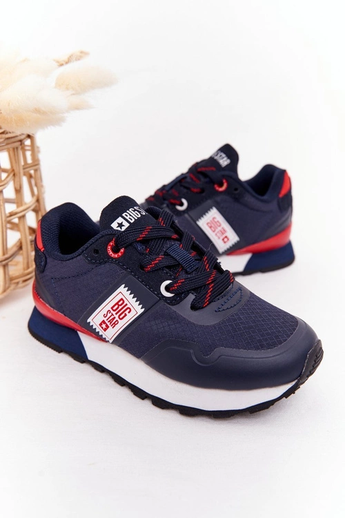 Dziecięce Sportowe Buty Memory Foam Big Star HH374171 Granatowe