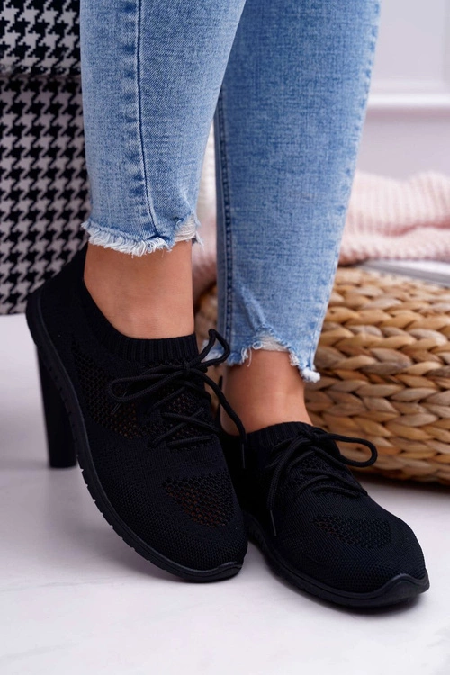 Damskie Sportowe Buty Czarne Jenny