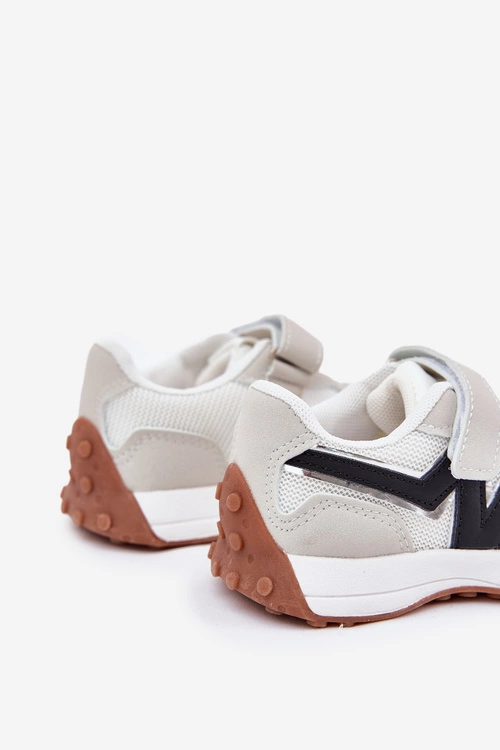 Sneakersy Dziecięce Na Rzep Szare Tezzu